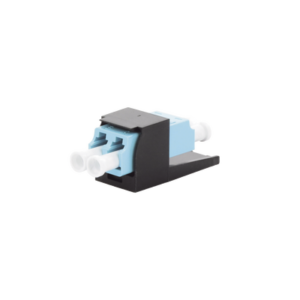 cmdsaqlczbl Módulo Acoplador LC Duplex, para Fibra Óptica Multimodo OM3/OM4, Tipo Mini-Com, Color Aqua
