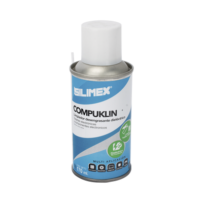 compuklin-170 Limpiador desengrasante en aerosol dielectrico, para tarjetas electrónicas y circuitos, bote 170 ml.
