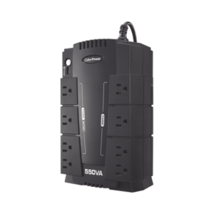 cp550slg UPS de 550 VA/330 W, Topología Standby, Entrada 120 Vca NEMA 5-15P, Tipo Gabinete Compacto, Con 8 Tomas NEMA 5-15R