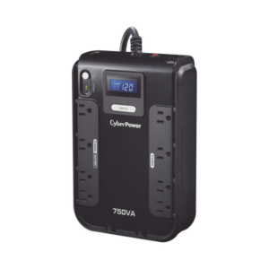 cp750lcd UPS de 750 VA/420 W, Topología Standby, Entrada 120 Vca NEMA 5-15P, Tipo Gabinete Compacto, Con 8 Tomas NEMA 5-15R