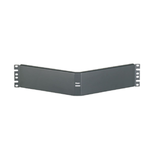 cpaf2bly Tapa Ciega Para Rack Estándar de 19in, Angulado, de Acero, 2UR, Color Negro