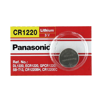 cr1220 Batería de Litio tipo Moneda 3V @ 35mAh / Recomendado para DVR´s epcom y HIKVISION (No Recargable)