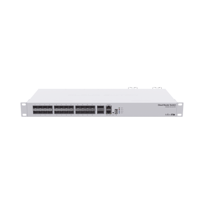 crs326-24s2qrm Cloud Router Switch, Sistema Operativo Dual 24 Puertos 10G SFP+, 2 Puertos 40G QSFP+