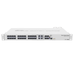 crs328-4c-20s-4srm (CRS328-4C-20S-4S+RM) Cloud Router Switch Administrable L3, 4 puertos combo TP/SFP, 20 Puertos SFP, 4 Puertos SFP+