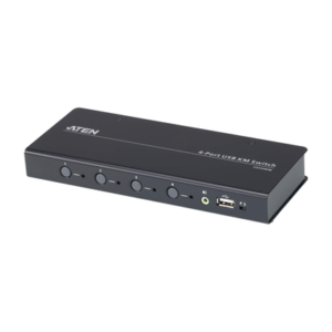 cs724km Switch KM USB| 4 Puertos | Boundless Switching | RS232 | Controla 4 Computadoras con 1 Teclado/Mouse