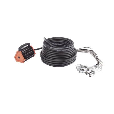 csbt1204l30m Stagebox, 12+4 canales, 4 extremos son SCMM3, los otros 12 extremos son SCMF3.