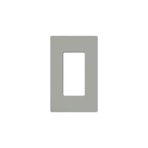 Tapa Color Gris para interruptor o dimmer Lutron, 1 gang, limpio y moderno