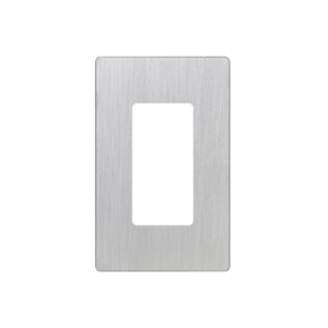 Tapa Color Metálico para interruptor o dimmer Lutron, 1 gang, limpio y moderno