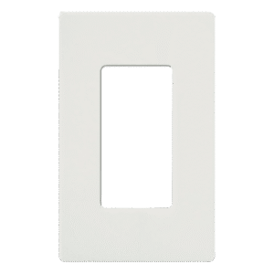 cw1wh Tapa Color Blanco para interruptor o dimmer Lutron, 1 gang, limpio y moderno