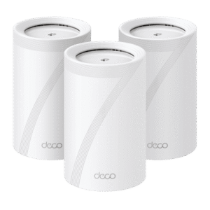 deco-be65-3pack KIT 3 Routers Inalámbrico MESH Interior para Hogar / Triple Banda Wi-Fi 7 BE9300 Mbps / 2 Puerto 2.5 Gigabit WAN/LAN / 4 Antenas Internas / Operación Multi-Link MLO / Administración Mediante la App Deco (iOS, Android) / HomeShield
