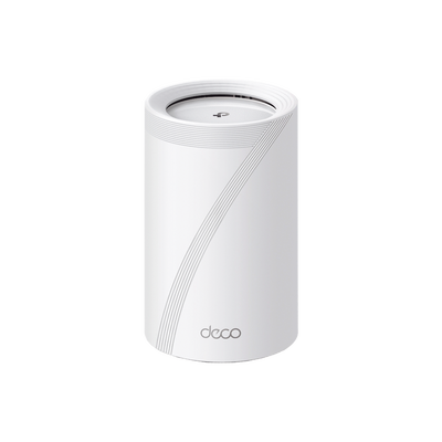 deco-be65 Router Inalámbrico MESH Interior para Hogar / Triple Banda Wi-Fi 7 BE9300 Mbps / 2 Puerto 2.5 Gigabit WAN/LAN / 4 Antenas Internas / Operación Multi-Link MLO / Administración Mediante la App Deco (iOS, Android) / HomeShield