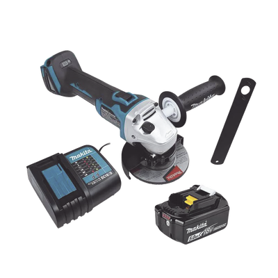 dga456stx2 Mini esmeril Inalámbrico de 4-1/2 " 8.500 rpm, Incluye 1 bat. li-ion 18v/5.0 a.h y Cargador