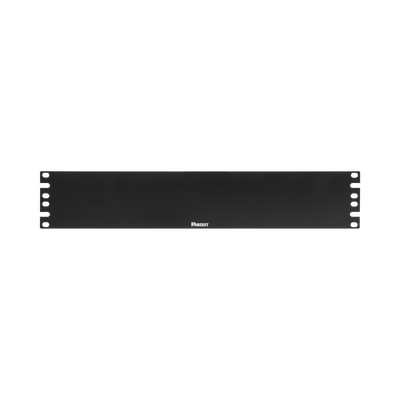 dpfp2 Tapa Ciega Para Rack Estándar de 19in, Plano, de Acero, 2UR, Color Negro