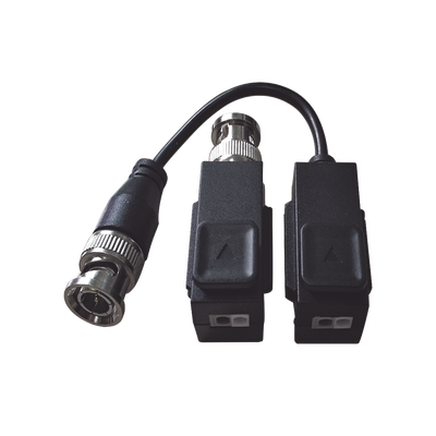 ds-1h18s-ec Kit de Transceptor (Balluns) TURBOHD con Boton Push / Hasta 8 MP (4K) / 100% Cobre / Soporta HD-TVI / AHD / CVI / CVBS / Audio por Coaxitron / Datos para Menu de Configurar de Cámaras