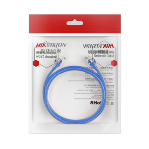Cable de Parcheo (Patch Cord) / UTP / Cat. 6 (24 AWG) / 1 Metro (3.28 Pies) / Color Azul / Ideal para PoE+ / Interior