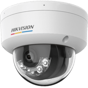 [ColorVu 3.0 + MD 3.0] Domo IP 2 Megapixel / Lente 2.8 mm / 30 mts IR + 30 mts Luz Blanca / Micrófono Integrado / ACUSENSE Lite / Exterior IP67 / IK08 / dWDR / PoE / Micro SD