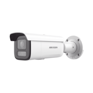 [Dual Light + 2 Micrófonos Integrados]  Bala IP 8 Megapixel (4K) / Lente Motorizado 2.8-12 mm / 60 m Luz Blanca + 60 m IR / AcuSense / Exterior IP67 / IK10 / WDR 120 dB / PoE 802.3at / ONVIF / Alarmas I/O / Micro SD / ACUSEARCH