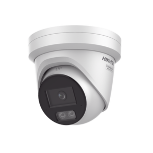 ds-2cd3347g3-lisu Turret IP 4 Megapixel / Imagen a color 24/7 / Lente 2.8 mm / Luz Blanca 40 mts / Exterior IP67 / Micrófono Integrado / WDR 120 dB / Audio y Alarma / Onvif / MicroSD