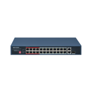 ds-3e0326p-e-mc Switch PoE+ / No Administrable / 24 Puertos 10/100 Mbps PoE+ / 2 Puertos 1000 Mbps Uplink / 1 Puerto SFP Uplink / Modo Extendido hasta 300 Metros / 230 W