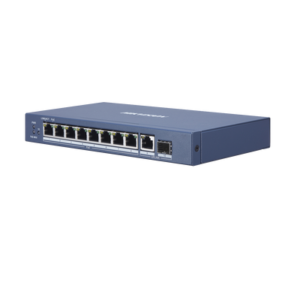 ds-3e0510p-e Switch Gigabit PoE+ / No Administrable / 8 Puertos 1000 Mbps PoE+ / 1 Puerto 1000 Mbps de Uplink + 1 Puerto SFP / 110 Watts