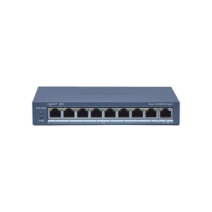 ds-3e1309p-eib Switch Administrable PoE+ / 8 puertos 100 Mbps PoE+ / 1 puerto 1000 Mbps de Uplink / PoE hasta 300 Metros / Conexión Remota desde Hik-ParnerPro / 110 W
