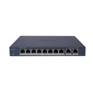 ds-3e1510p-ei Switch Gigabit PoE+ / Administrable / 8 Puertos Gigabit PoE+ / 2 Puertos Gigabit / Configuración Nube Hik-Partner Pro / Modo Extendido hasta 300 Metros / 110 W