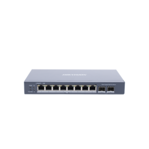 ds-3e1510p-si Switch Gigabit PoE+ / Administrable / 8 Puertos Gigabit PoE+ / 2 Puertos SFP / Configuración Nube Hik-Partner Pro / Modo Extendido hasta 300 Metros / 110 W