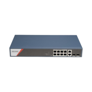 ds-3e1512hp-si-8p2t2f Switch Gigabit PoE+ / Administrable / 8 Puertos 1000 Mbps PoE+(4 Puertos PoE++ 90 W) / 2 Puertos 1000 Mbps de Uplink / 2 Puertos SFP / Configuración Nube Hik-PartnerPro / Modo Extendido hasta 300 Metros / 130 W