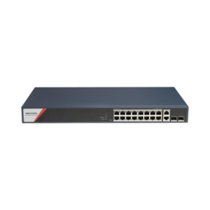 ds-3e1520hp-si-16p2t2f Switch Gigabit PoE+ / Administrable / 16 Puertos 1000 Mbps PoE+ (4 Puertos PoE++ 90 W) / 2 Puertos 1000 Mbps de Uplink / 2 Puertos SFP / Configuración Nube Hik-PartnerPro / Modo Extendido hasta 300 Metros / 230 W