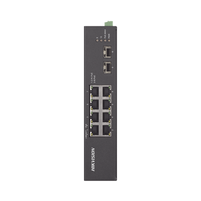 ds-3t0510hp-e-hs Switch Industrial No Administrable Gigabit / 6 Puertos Gigabit PoE+ (30 W) + 2 Puertos Gigabit PoE++ (60 W) / 2 Puertos SFP / 120 W Total / 48 a 57 VCD / Ideal para Proyectos / 300 Metros de Distancia