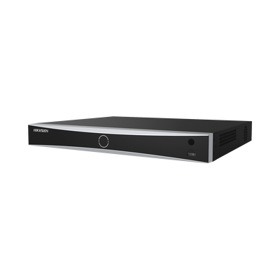 ds-7608nxi-i2-8p-sc (ACUSENSE / Evita Falsas Alarmas) NVR 12 Megapixel (4K) / Reconocimiento Facial / 8 Canales IP / Base de Datos / 8 Puertos PoE+ / 2 Bahías de Disco Duro / Switch PoE 300 mts Modo Extendido