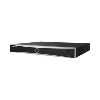 ds-7616nxi-i2-16p-sc (ACUSENSE / Evita Falsas Alarmas) NVR 12 Megapixel (4K) / Reconocimiento Facial / 16 Canales IP / Base de Datos / 16 Puertos PoE+ / 2 Bahías de Disco Duro / Switch PoE 300 mts Modo Extendido / Soporta Funcion de Time Lapse