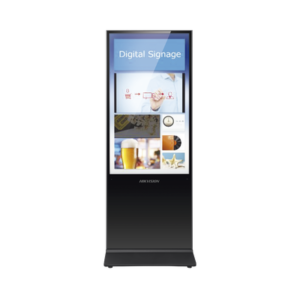 ds-d6055ul-b-sin Pantalla de 55" 4K para Publicidad Digital / Base para Piso (Totem) / Puertos USB / Entrada de Video HDMI y VGA / WiFi / Altavoz Integrada