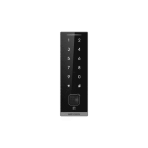 Teclado Esclavo con Lector de Tarjetas Virtuales Bluetooth y Códigos QR / Tarjetas MIFARE y PROX EM / Contraseñas / RS-485 Wiegand OSDP / Frecuencias 13.56 MHz y 125 KHz / Autenticación Tarjeta PIN QR Bluetooth / Táctil