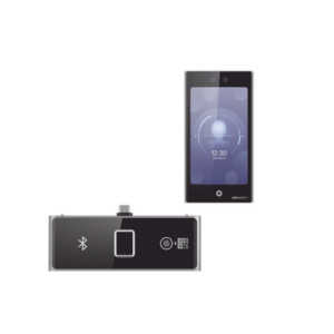 ds-k1t673dwx-k Terminal Facial Min Moe WiFi con pantalla de 7" y Lector de Huellas, Códigos QR y Bluetooth / Exterior IP65 / 10,000 rostros y 50,000 tarjetas / Soporta módulo lector de Huella, QR y Bluetooth / HIK-IA