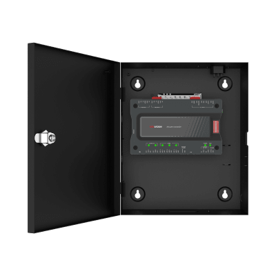 ds-k2220x Controlador MAESTRO para Elevadores / Incluye Gabinete y Fuente / Control de Acceso para los pisos de los Elevadores por Huella o Tarjeta