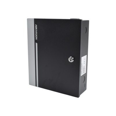 ds-k2804 Controlador de Acceso para 4 Puertas y 4 Lectores / Fácil Administración con Software Gratuito / Incluye Gabinete y Fuente de Alimentación 12Vcc/8A / 10,000 Tarjetas / 50,000 Eventos
