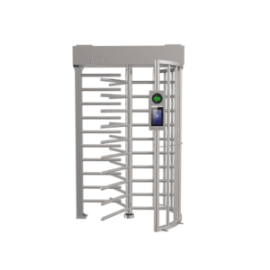 Torniquete SENCILLO (1 Carril) de Cuerpo Completo Bidireccional / Exterior /  Acero Inoxidable SUS304 / 30 Personas por Minuto / Compatible con Reconocimiento Facial (Terminal no Incluida)