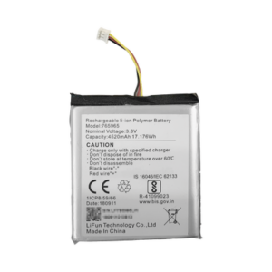 Batería de Respaldo para Panel de Alarma Hikvision / 4520 mAh / Compatible con Paneles AX PRO - AX HUB - Hibrido Versión 1 (DS-PHA64-W4P) y Repetidor AX PRO  DS-PR1-WB
