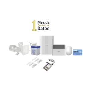 KIT Panel de Alarma HYBRID PRO / 1 Panel Híbrido / 1 Monitor LCD / 2 Contactos Magnéticos Inalámbricos / 1 PIR Inalámbrico / 1 Batería 12 vcc 4.5 Amp