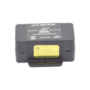 Protector Contra Sobretensiones PoE/HiPoE Hasta 10 GbE, Para Cámaras IP PoE, WAP, Control de Acceso, Iluminación PoE