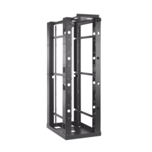 e4sdr19fm45u Rack de 4 Postes Sísmico, Estándar de 19 in, Rieles Con Orificio Para Tuerca Enjaulada, Fabricado en Acero, 45 Unidades de Rack, Color Negro