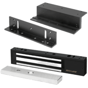 e941sb600pq-kitz Kit Para Control de Acceso Incluye Chapa Magnética de 600 Lbs / Montaje En Z y L / Uso Interior / Certificación UL / Color Negro / Diseño Elegante