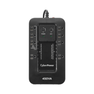 ec450g UPS de 450 VA/260 W, Topología Standby con Modo Ahorrador ECO, Entrada 120 Vca NEMA 5-15P, Con 8 Tomas NEMA 5-15R