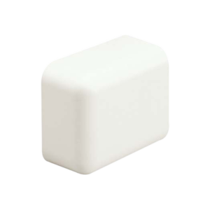 ecf10iw-x Tapa Final, para uso con canaleta LD10, material ABS, Color Blanco Mate