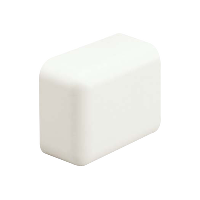ecf10iw-x Tapa Final, para uso con canaleta LD10, material ABS, Color Blanco Mate