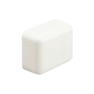 ecf3iw-e Tapa Final, para uso con canaleta LD3, material ABS, Color Blanco Mate
