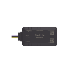 eco5lite Rastreador Vehicular y Monitoreo de Flota / BLE 5.0 y GNSS / LTE CAT1 y LTE-M con Respaldo 2G / GNSS U-blox / MiKado IP54 / -20 °C a +40 °C / Acelerómetro de 3 Ejes / Suministro 9-32 V / Batería Interna
