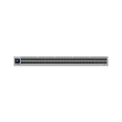 ecs-aggregation UniFi Switch Enterprise Campus Aggregation, Capa 3, 48 puertos Etherlighting SFP28 de 25G, 6 puertos QSFP28 de 100G, 5 abanicos, ruteo dinámico BGP, doble fuente redundante, alta disponibilidad, enlace multichasis (MC-LAG)