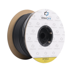 ef-150-lc Carrete de Fibra Óptica Monomodo con Conectores LC-LC Duplex, Reforzada con Kevlar, de 150 Metros (492.13 Pies), Para Instalaciones Subterráneas por Tubería